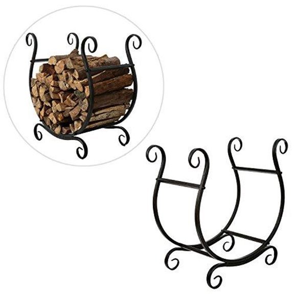 mygift black metal rack