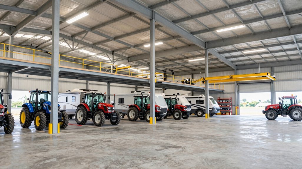 5 Pole Shed Storage Ideas That Actually Work 2 open interior spans maximize clearance