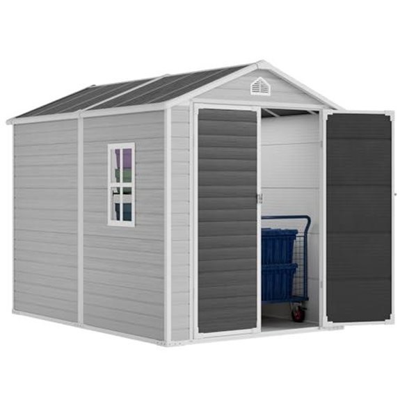 outdoor resin storage shed