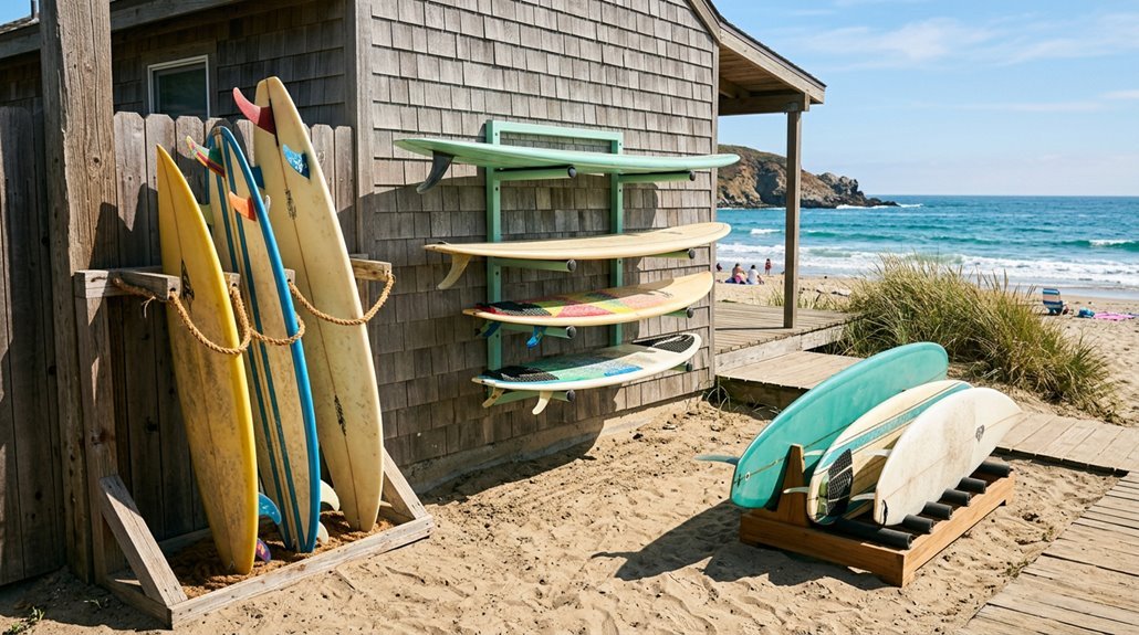 outdoor surfboard storage solutions that work