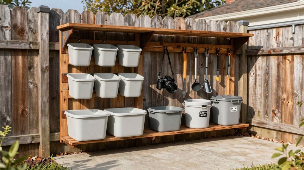 overhead lofts wall mounted organizers