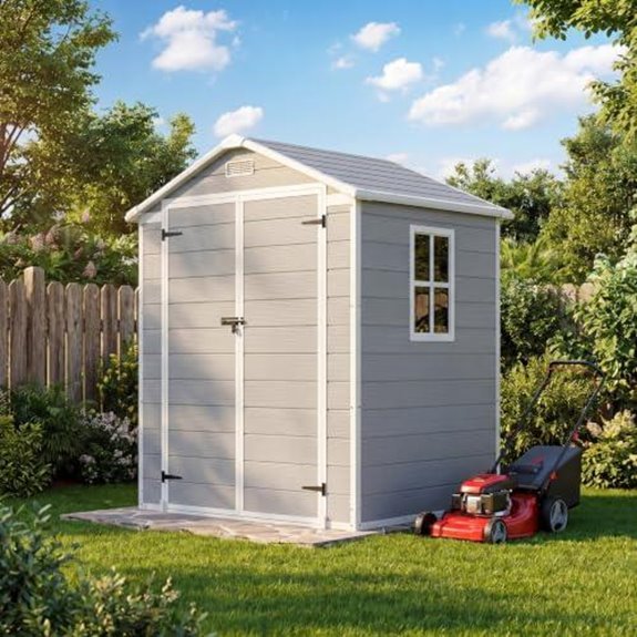patiowell 6x4 outdoor shed