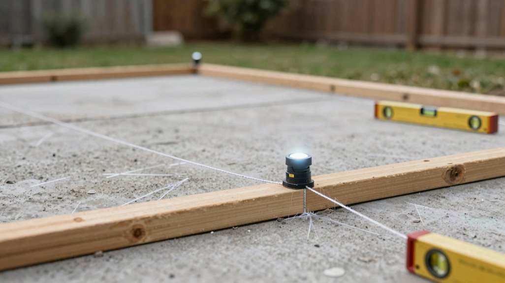 5 Steps to Install a Backyard Shed for Beginners 3 perimeter frame interior joists square