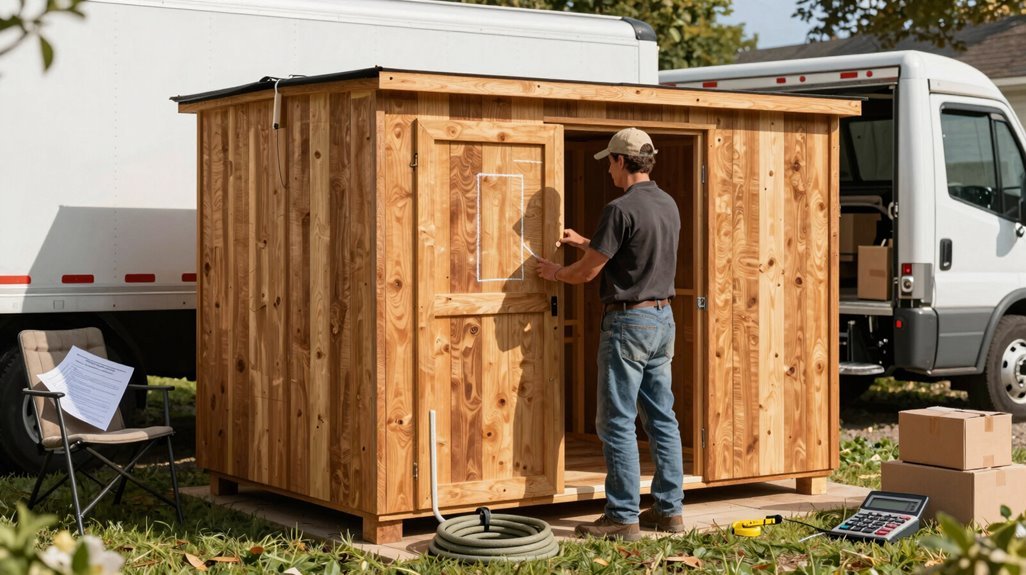 How Much Is a Backyard Shed? 8 permits delivery and hidden costs