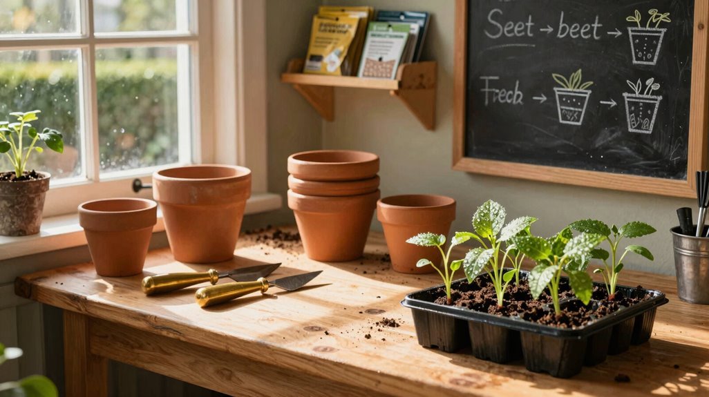 plan sowing to transplant workflow