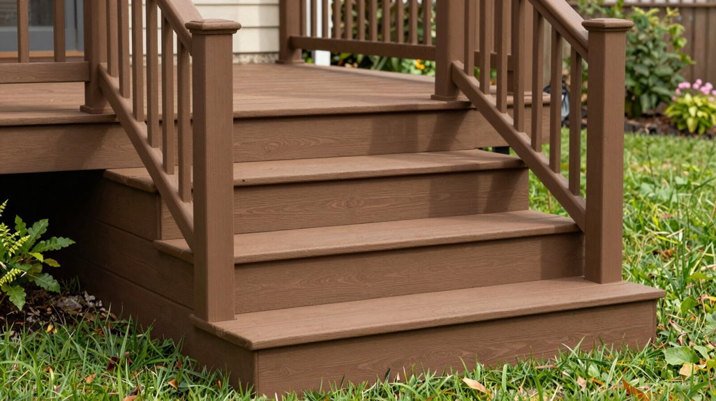 10 Shed Step Ideas to Upgrade Your Backyard Access 7 porch style steps with unified finish