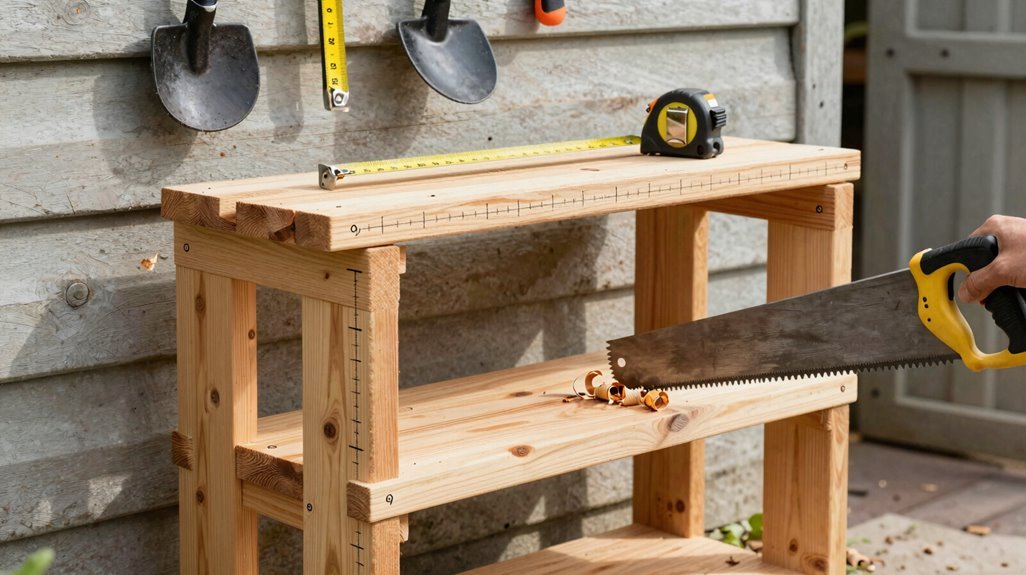How to Build a Garden Tool Rack – A Step-by-Step DIY Guide 4 precise timber cutting plan