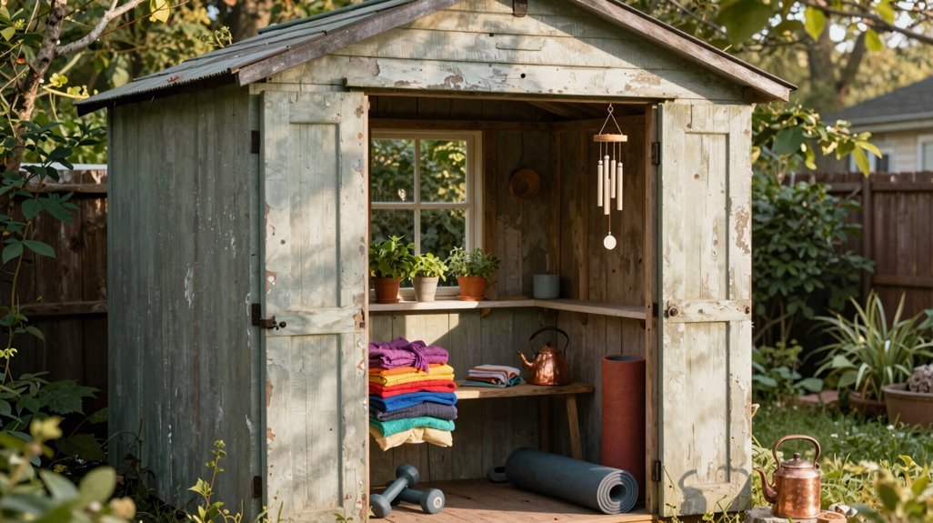 purposeful she shed sanctuary design