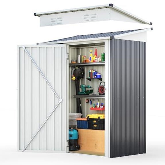 quictent 5x3 outdoor shed