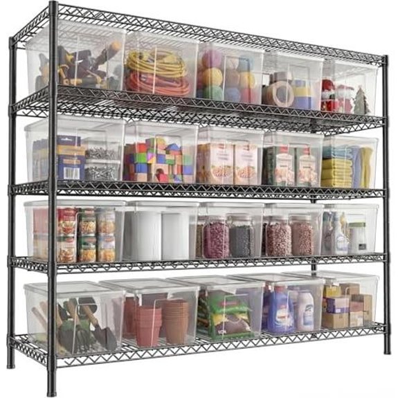 7 Best Heavy Duty Garage Shelving for 2027 6 reibii 3200lbs 5 tier shelving