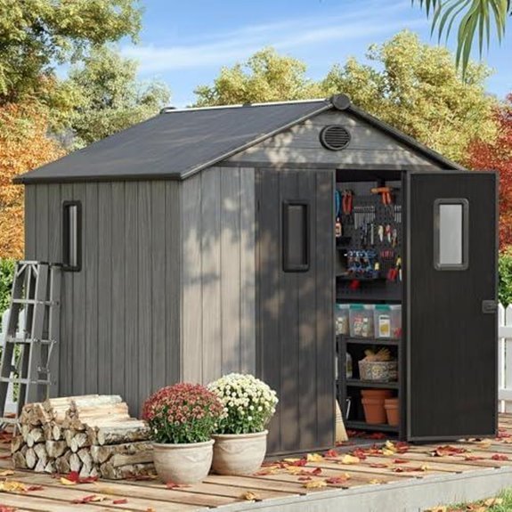 10 Best Plastic Sheds for 2027 (Weatherproof Storage) 5 resin storage shed 8x6