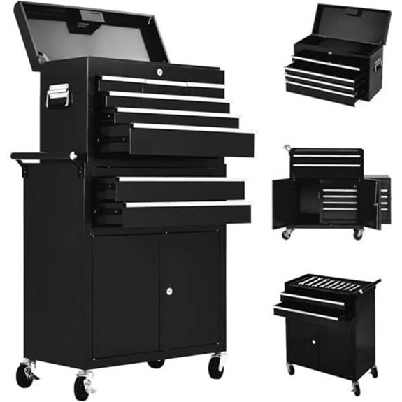 rolling 8 drawer tool chest