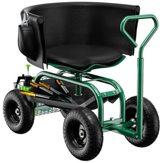 5 Best Rolling Garden Seats for Seniors in 2027 5 rolling garden seat with wheels and storage
