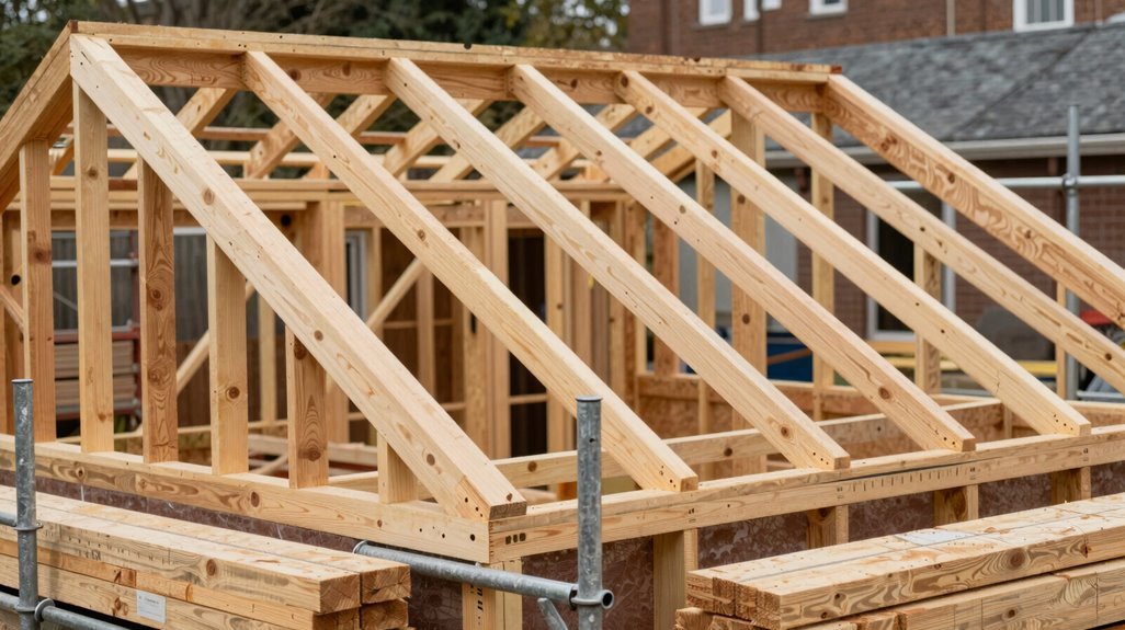 roof framing choices gable lean to slopes