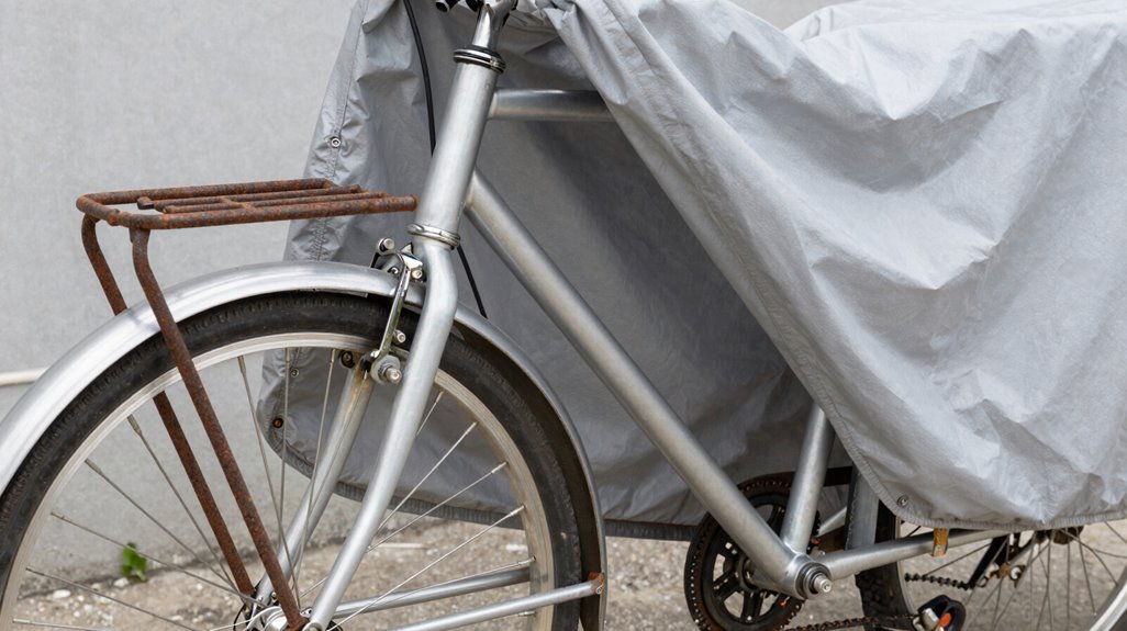 7 Smart Ways to Store Your Bike Outside Without Ruining It 6 rust proof steel components on aluminum bikes