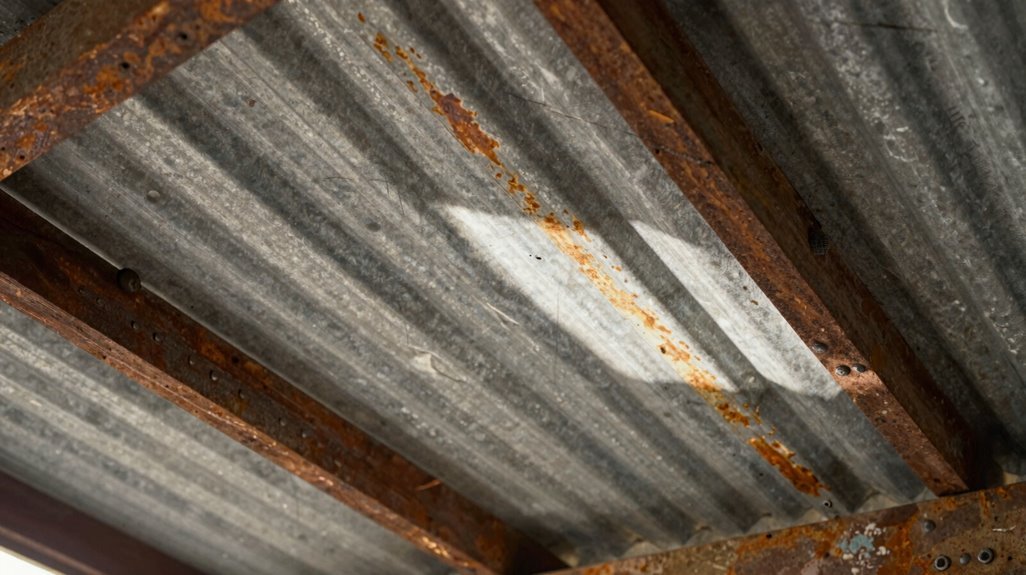7 Shed Ceiling Ideas That Transform Your Space 4 salvaged barn metal storytelling