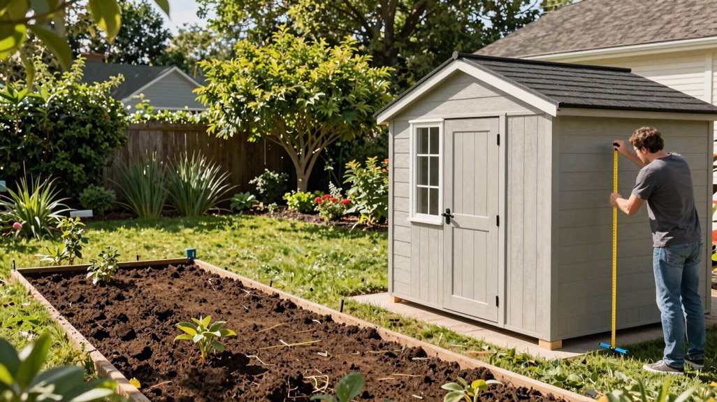 5 Steps to Choose the Perfect Garden Shed 3 scout measure rules placement
