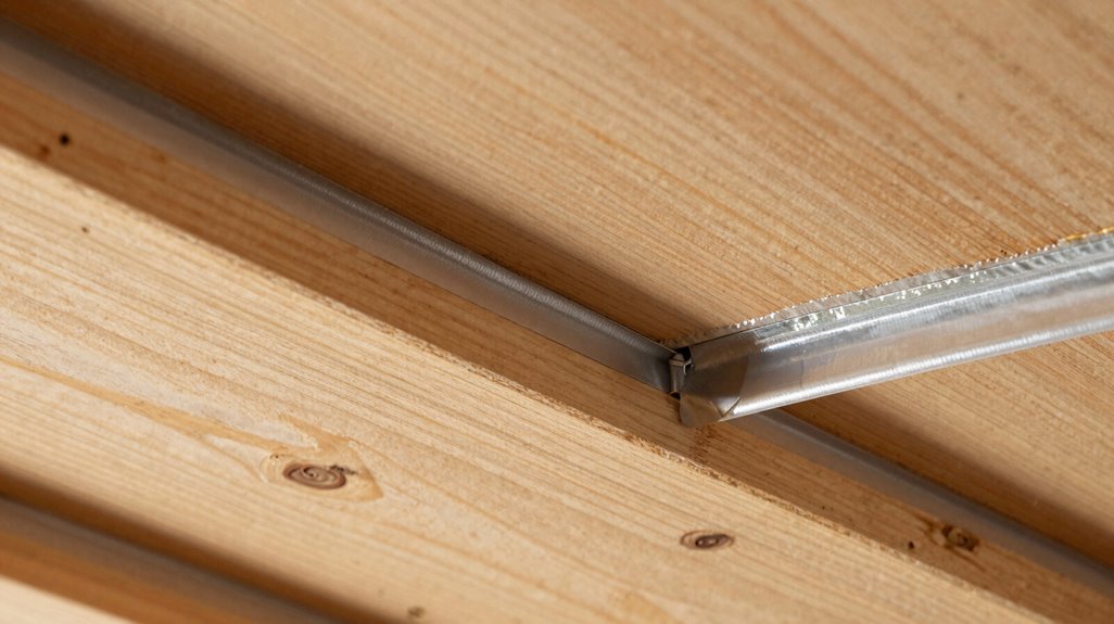sealing joints directing drainwater