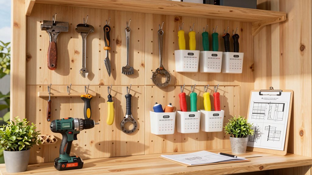 5 Garden Shed Organization Ideas That Actually Work 3 seasonal pegboard garden organization