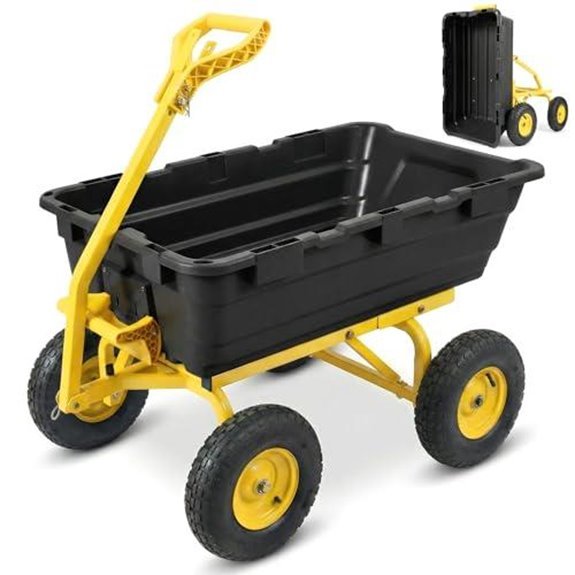 10 Best Poly Dump Carts for 2027 9 sekey 1400lb dump cart