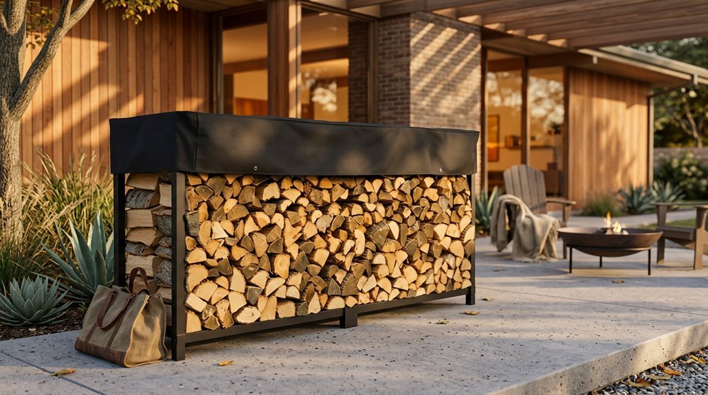 seven best firewood racks 2027 stay cozy