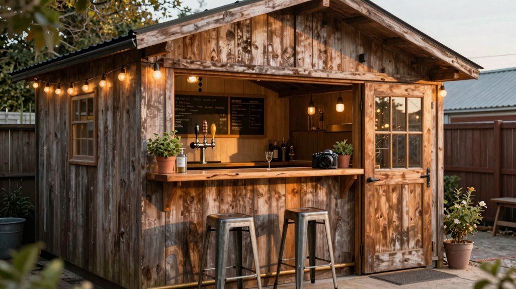 5 Backyard Shed Bar Ideas That'll Transform Your Space 1 shed bar for entertaining backyard