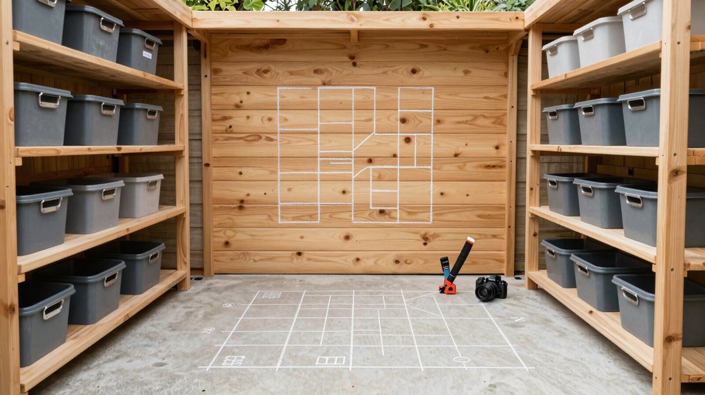 shed cleanup and zoning plan
