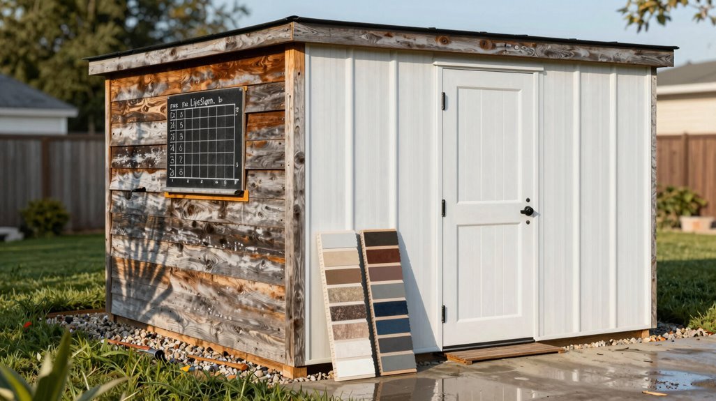 How Much to Build a Shed in Your Backyard? 3 shed materials price lifespan
