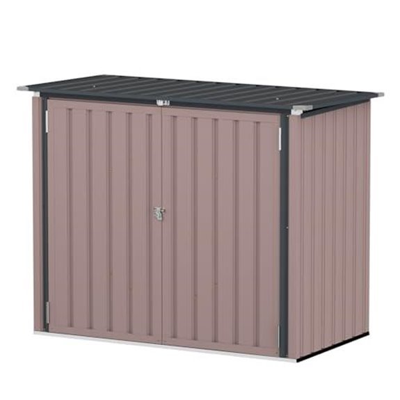 5 Best Outdoor Garbage Can Storage for 2027 2 soligel outdoor shed warm gray