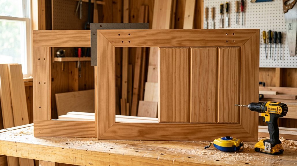 steps to build shed doors