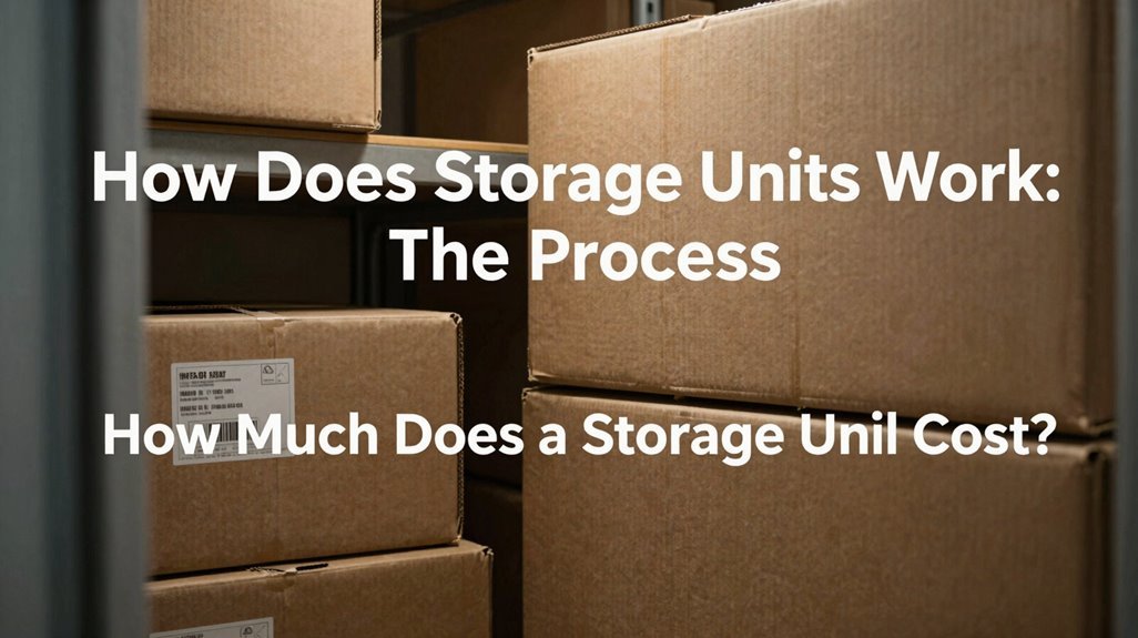 How Does Storage Units Work: The Process 5 storage unit pricing and terms
