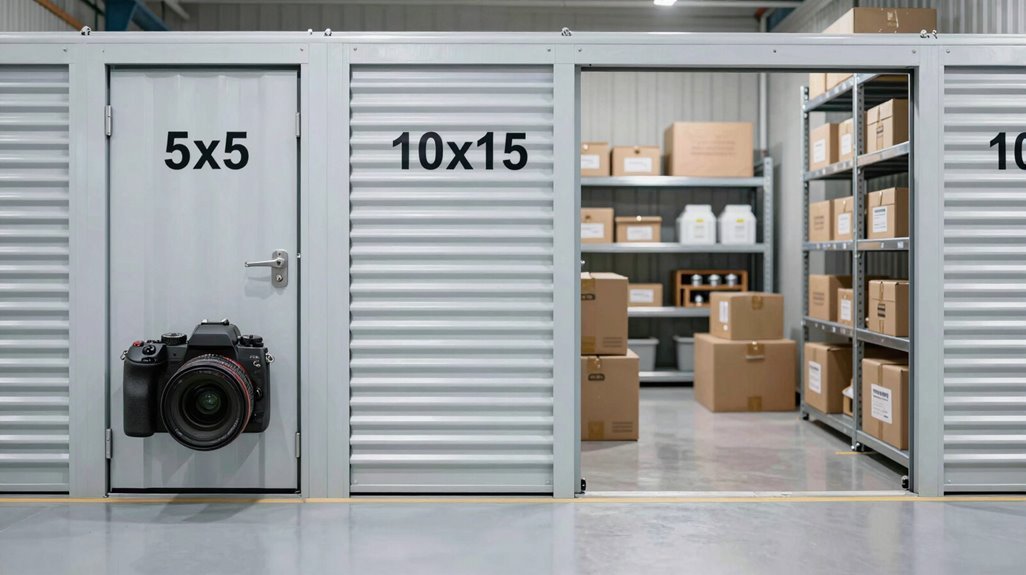 How Much Storage Unit Do I Need? 1 storage unit sizes by cubic feet