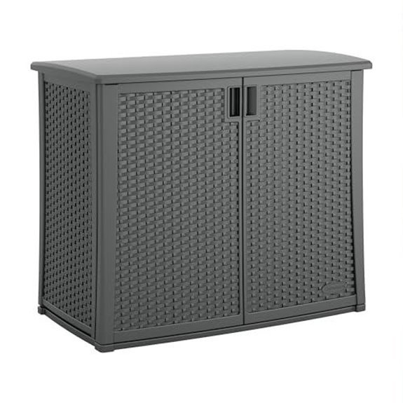 7 Best Waterproof Outdoor Storage Cabinets for 2027 3 suncast lockable 97 gallon cabinet