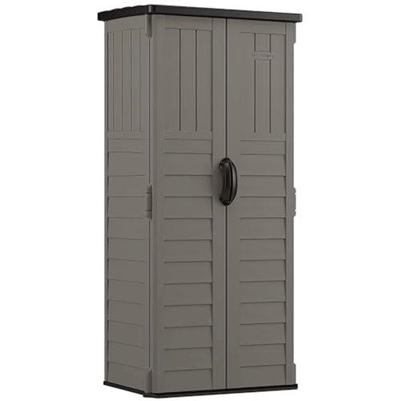 suncast shed with padlockable doors