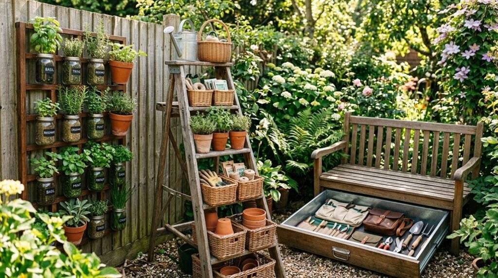 three clever garden storage ideas