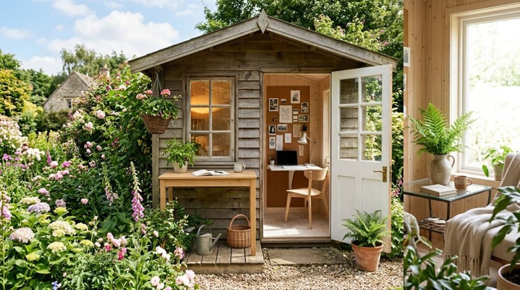 three shed office ideas for remote work