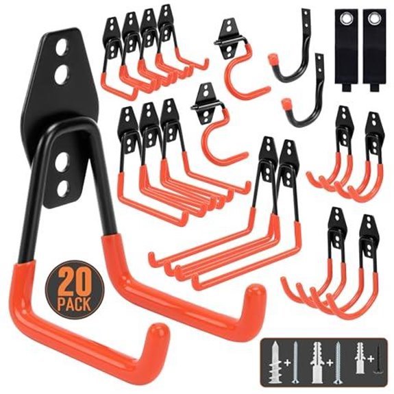 15 Best Hooks for Hanging Bikes in 2027 15 tonda 20 pack garage hooks