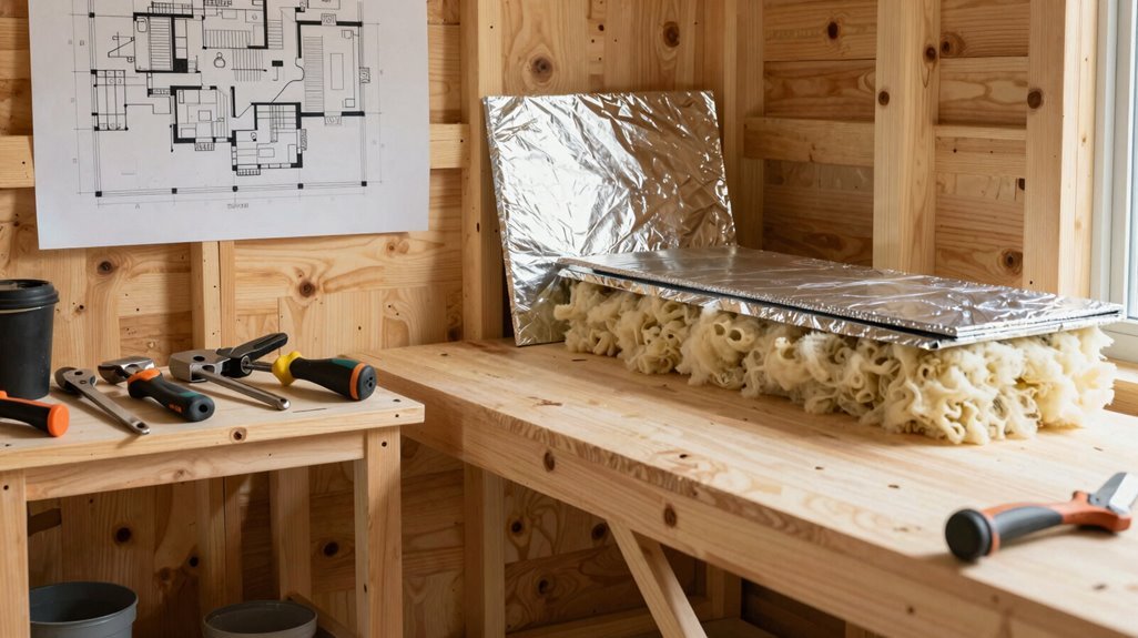 How to Insulate a Garden Shed in 6 Easy Steps 2 tools to insulate shed properly