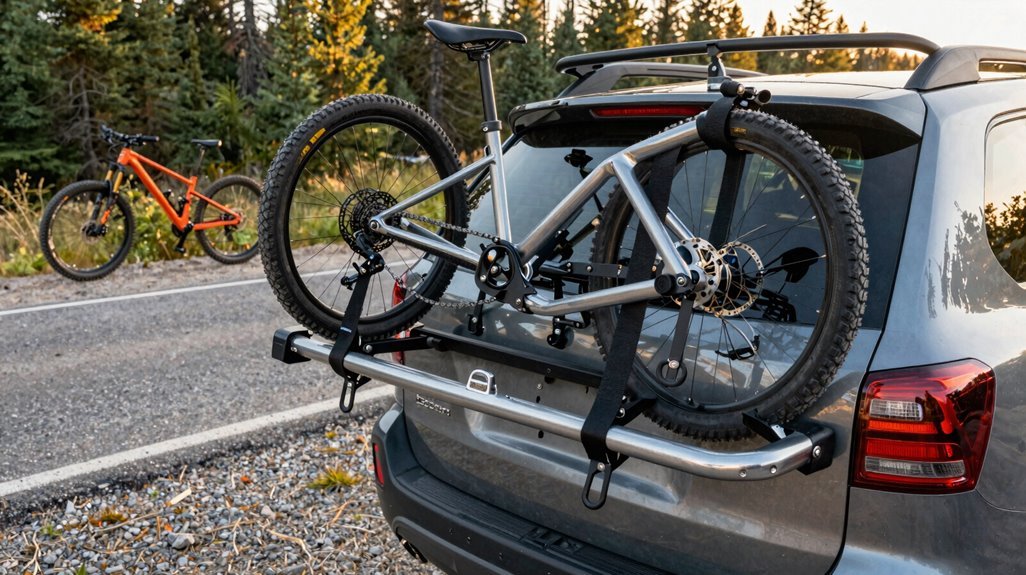 trunk mounted bike rack practicality
