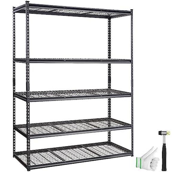7 Best Heavy Duty Garage Shelving for 2027 5 vevor 5 tier adjustable shelving