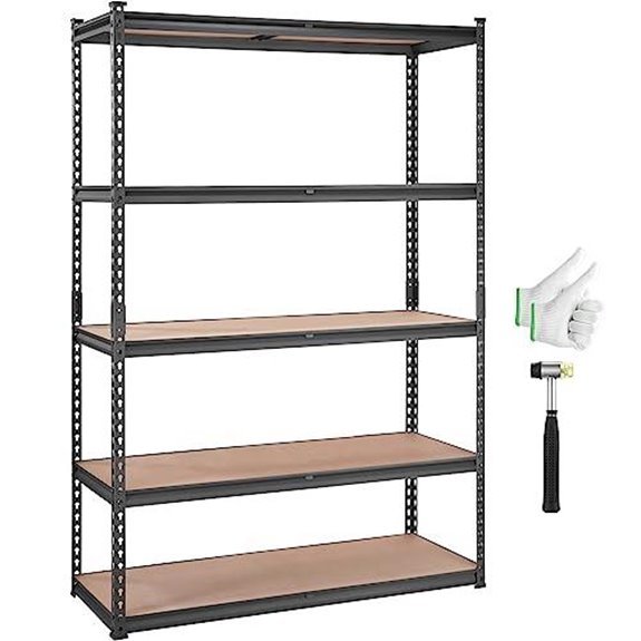 7 Best Garage Racks for 2027 (Finally Tame the Chaos) 3 vevor 5 tier adjustable shelving