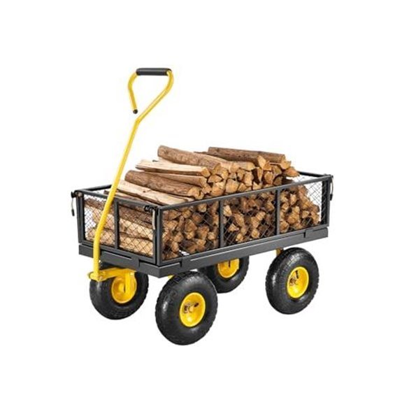 vevor steel garden cart