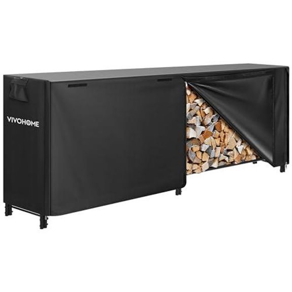 vivohome 8ft firewood rack