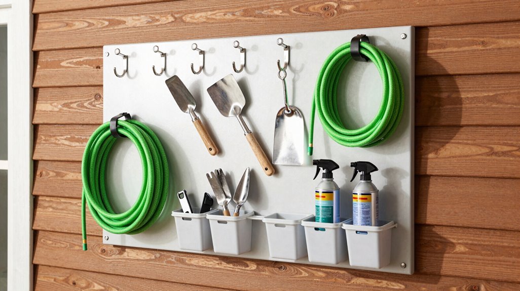 3 Clever Garden Storage Ideas That Actually Work 2 wall mounted vertical garden storage