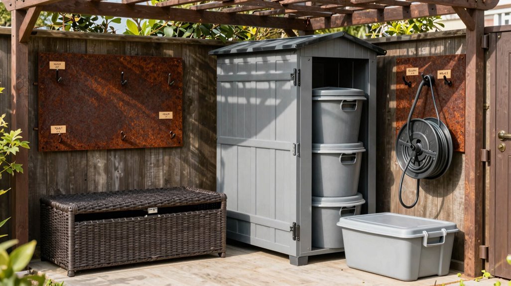 3 Clever Garden Storage Ideas That Actually Work 3 weatherproof outdoor storage solutions durability