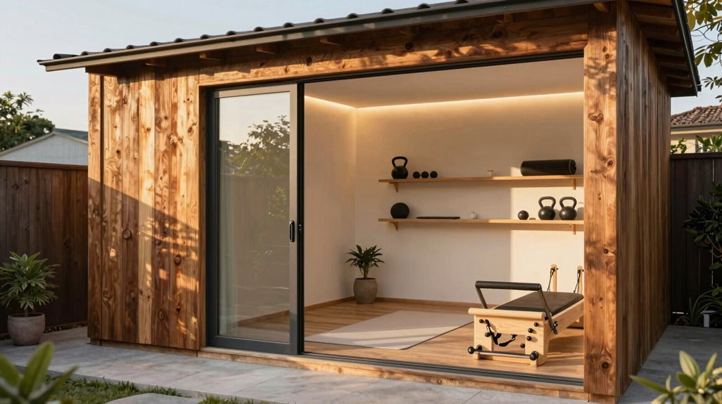 3 Cool Ideas for Sheds That Transform Your Backyard 2 wellness shed retreat design