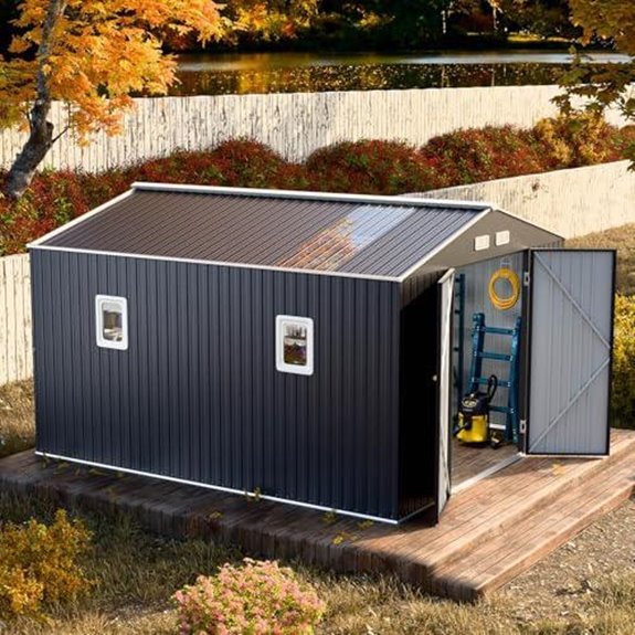 14 Best Outdoor Sheds With Floors for Your Backyard in 2027 3 welyas 10x12 metal shed