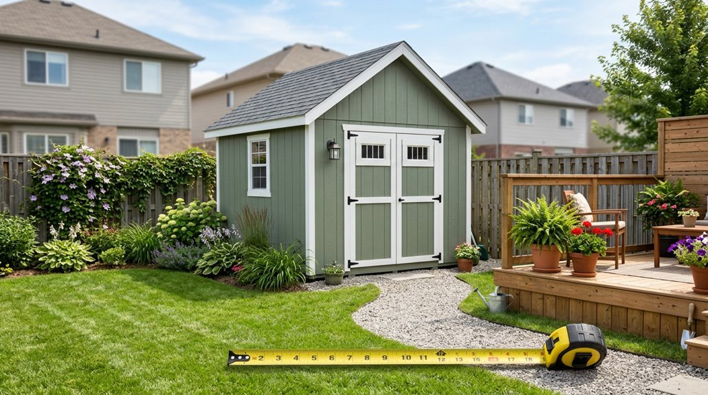 what size storage shed needs