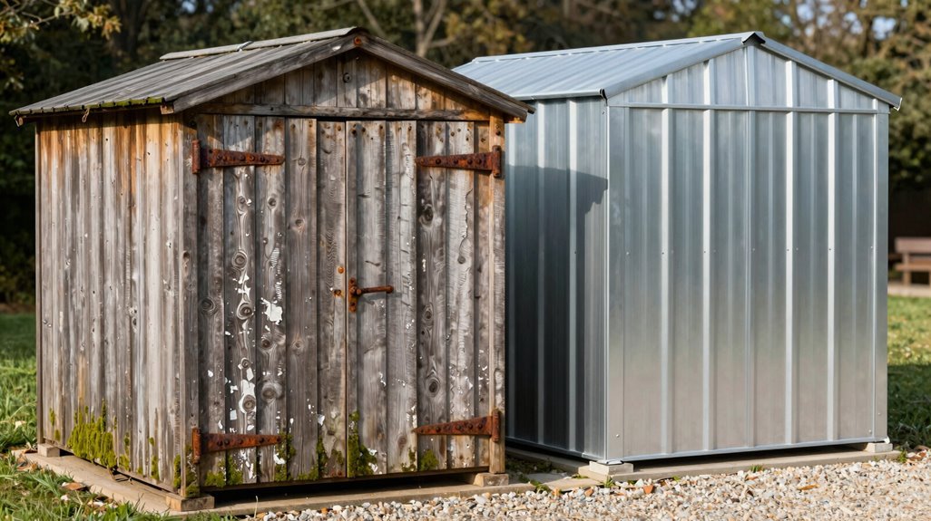 Wood vs Metal Storage Sheds—5 Key Differences 11 wood creates value through aesthetic upgrades